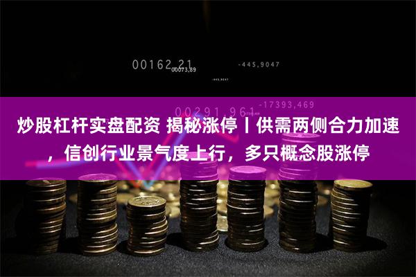 炒股杠杆实盘配资 揭秘涨停丨供需两侧合力加速，信创行业景气度上行，多只概念股涨停