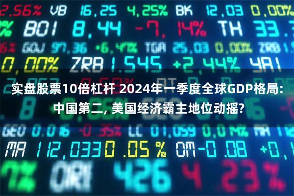 实盘股票10倍杠杆 2024年一季度全球GDP格局: 中国第二, 美国经济霸主地位动摇?