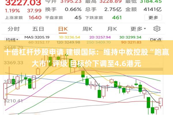 十倍杠杆炒股申请 建银国际：维持中教控股“跑赢大市”评级 目标价下调至4.6港元